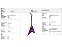 Jackson X Series Rhoads RRX24 PRPL Jackson X Series Rhoads RRX24 PRPL